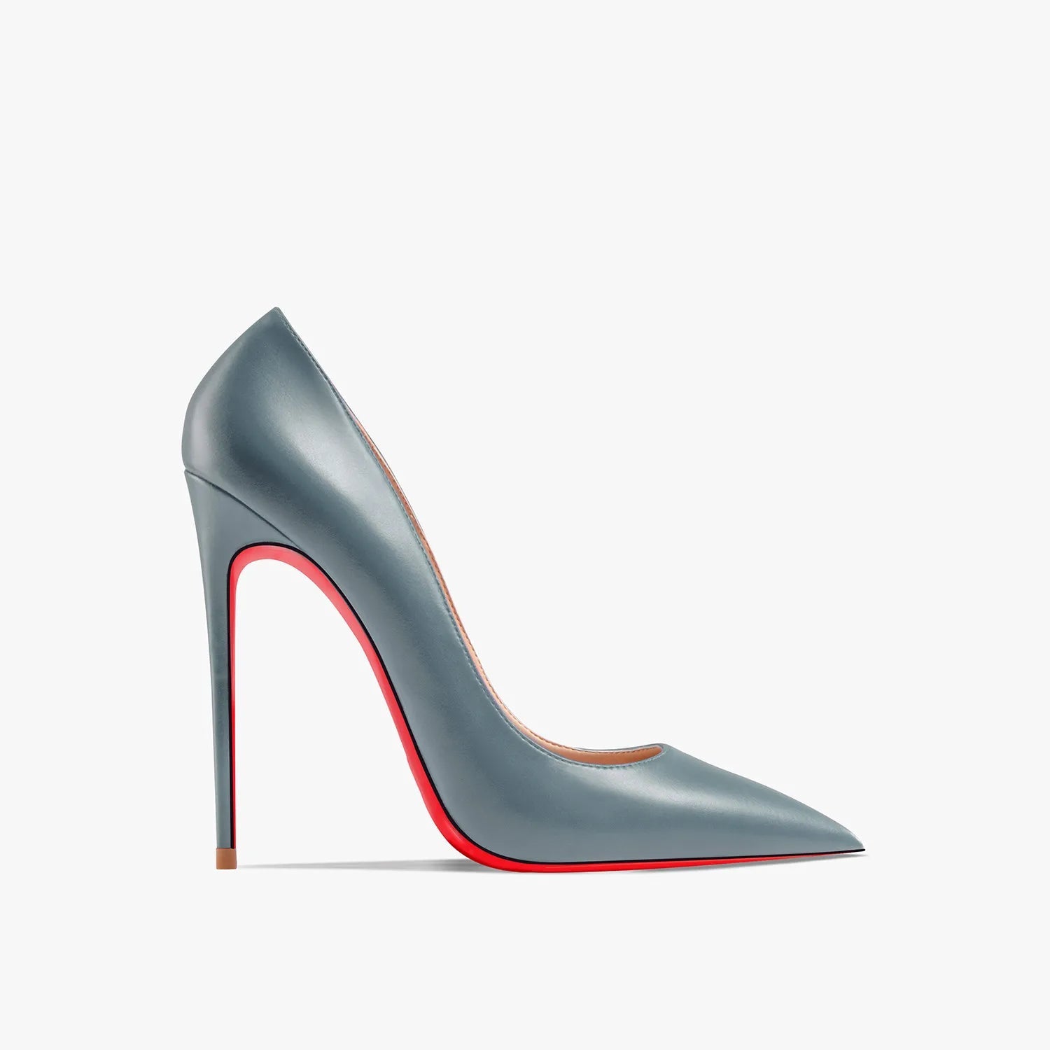 Women's Red Shiny Bottom High Heels Brand High Heels  12 cm Sexy Matte Party Pointed Wedding Shoes Shallow Mouth Single Shoes SHOWLU FASHION STORE