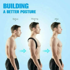 Adjustable Breathable Back Posture Corrector Home Office Man Woman Shoulder Support Correction Belt Repair Straight Shoulders SHOWLU FASHION STORE