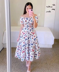 Women High Waisted Loose Fitting Long Dress, Elegant Suit In Contrasting Colors For Beach And Summer Vestidos Verano Moda 2024