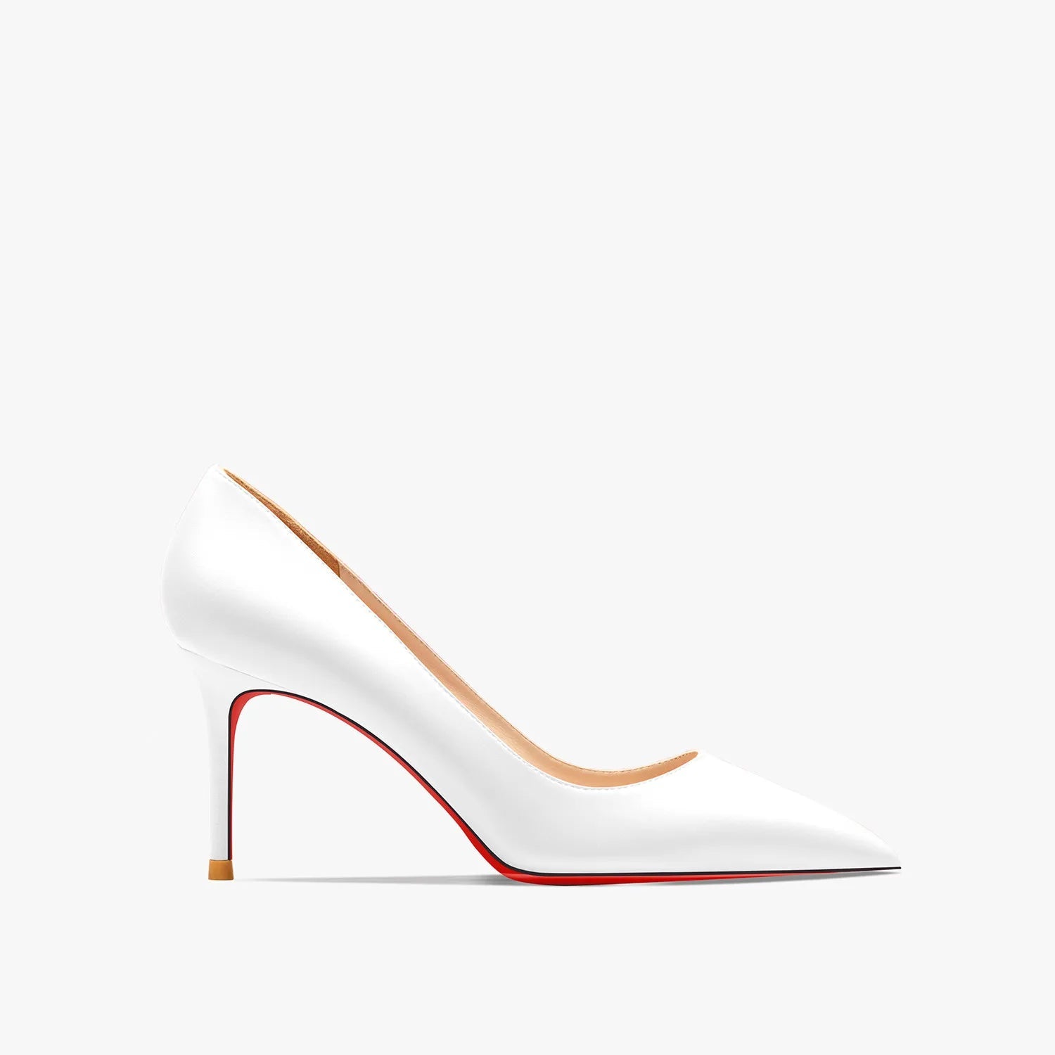 Women's Red Shiny Bottom High Heels Brand High Heels  12 cm Sexy Matte Party Pointed Wedding Shoes Shallow Mouth Single Shoes SHOWLU FASHION STORE