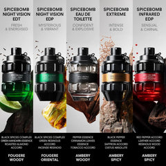 Viktor&Rolf - Spicebomb Nightvision Eau De Toilette - Warm, Spicy & Fresh - Cologne for Men - with Notes of Bergamot Citrus