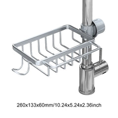 Multi Organizer Cabinet 3-Tier Kitchen Drain Shelf Steel Over The Sink Dish Drying Rack Large Over The Sink Dish Rack with Cover