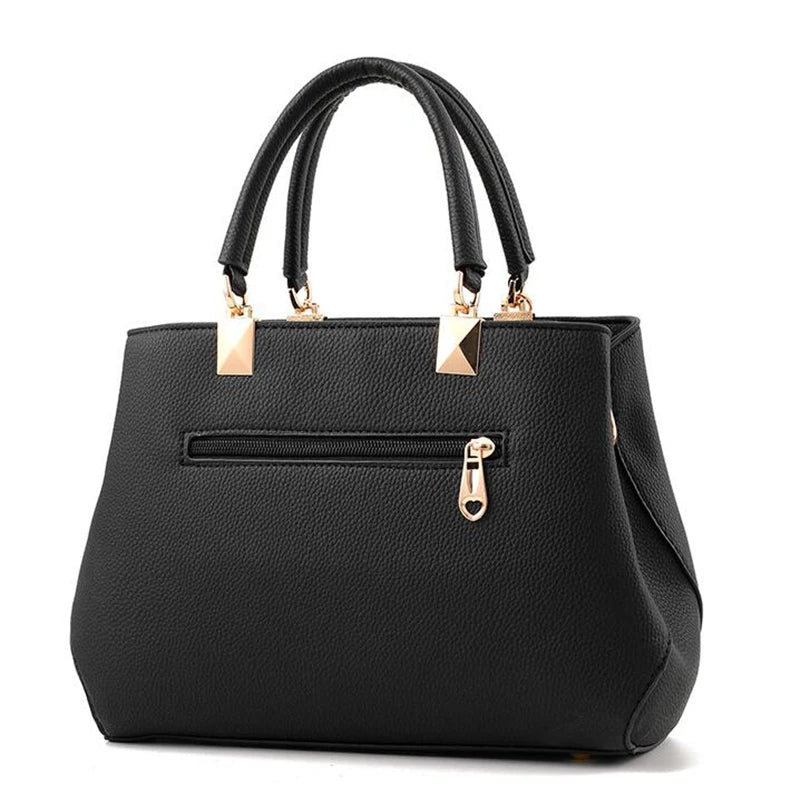 Yogodlns Elegant Women Messenger Bags with flower pendant Office Ladies Totes Pure Handbag for female Crossbody Shoulder Bags SHOWLU FASHION STORE