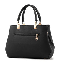 Yogodlns Elegant Women Messenger Bags with flower pendant Office Ladies Totes Pure Handbag for female Crossbody Shoulder Bags SHOWLU FASHION STORE