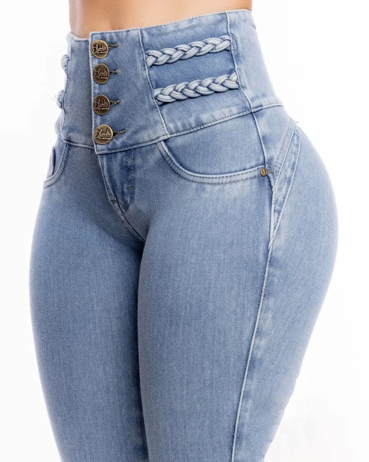Skinny Jeans High Waist Tummy Control Underwear with Butt Lifting Effect High Waisted Shaping Pants for Women  slimming body SHOWLU FASHION STORE