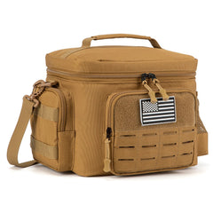 Tactical Lunch Bag for Men Outdoor Heavy Duty Lunch Box Work Leakproof Insulated Durable Thermal Cooler Bag Meal Camping Picnic SHOWLU FASHION STORE