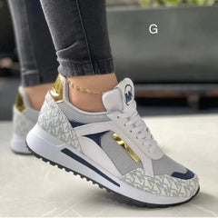 2024 New Women's Sports Casual Wedge Casual Fashion Women's Shoes Women's Sports Shoes Sports Shoes Large Size Sneakers SHOWLU FASHION STORE
