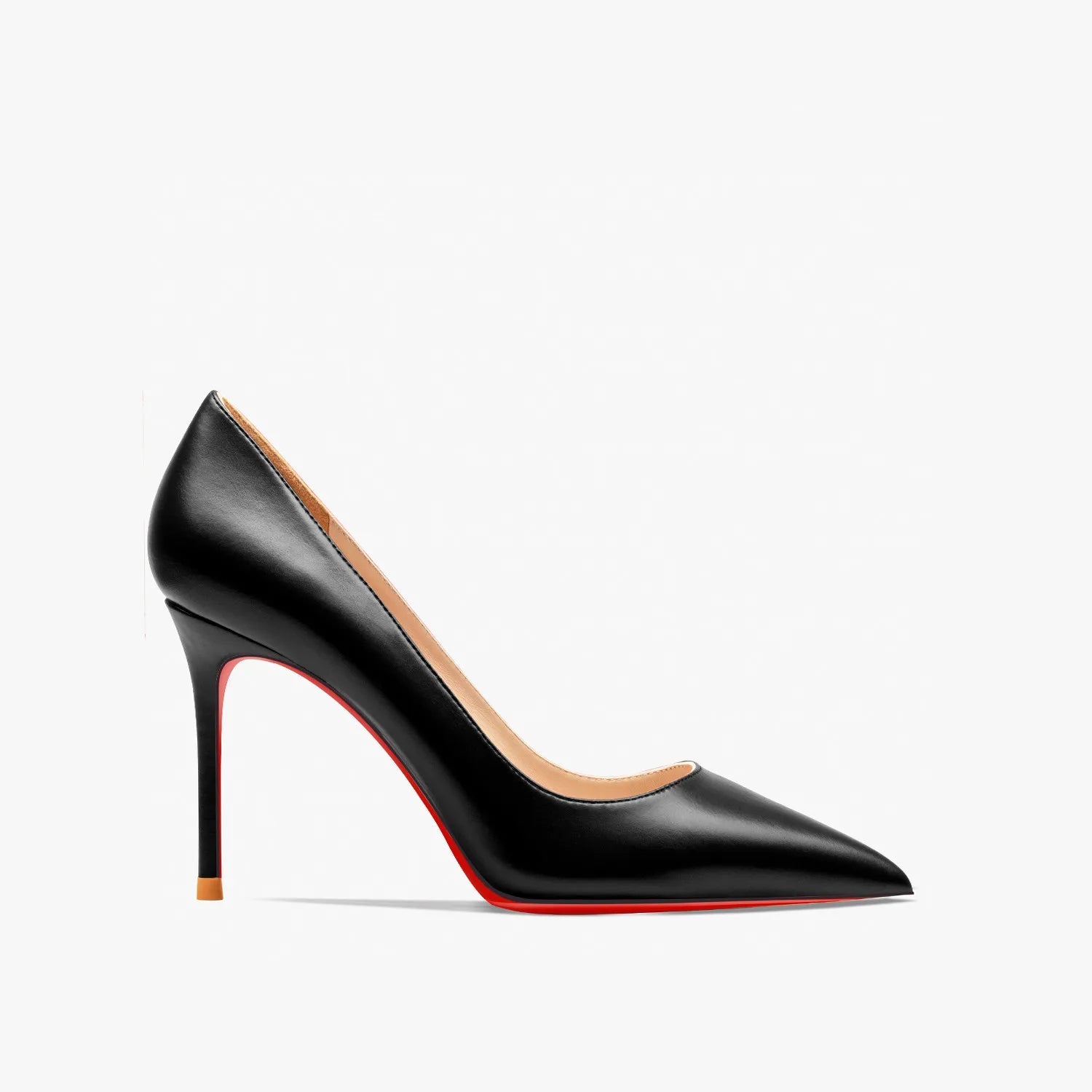 Women's Red Shiny Bottom High Heels Brand High Heels  12 cm Sexy Matte Party Pointed Wedding Shoes Shallow Mouth Single Shoes SHOWLU FASHION STORE