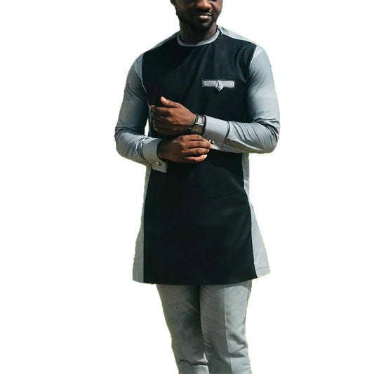 2 pieces kaftan outfits africa set clothing wedding evening dress dashiki african traditional dresses clothes for men 2025