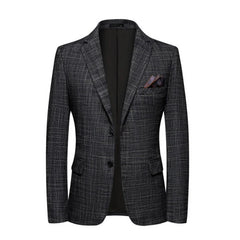 2025 Men's Slim Fit Business Casual Blazer High Quality Fashion All-in-One Banquet Korean Style Handsome Trend for All Seasons