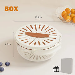 Fruit Strainer 2 In 1 Drainer And Strainer Multi-function Drain Basket Fruit Vegetable Washing Basket With Lid Drainer Tool Bowl