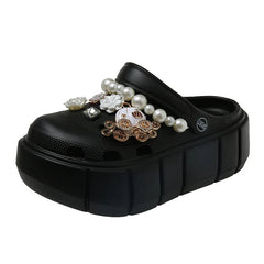 Summer Women Slippers Platform Clogs Outdoor Garden Shoes Female Pool Sandals Bathroom Flip Flops Mules Ladies Beach Slides SHOWLU FASHION STORE