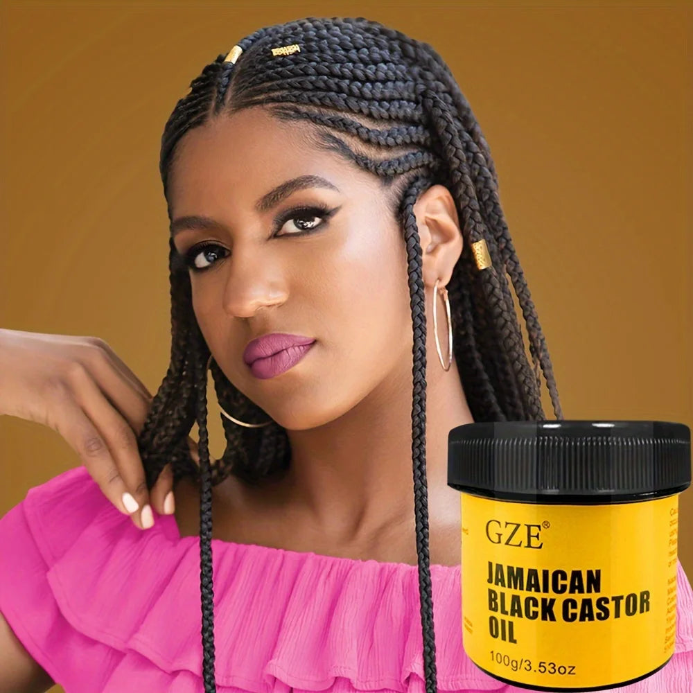 GZE JAMAICAN Black Castor Oil Pure Cold-Pressed for Hair Growth, Skin Moisturizing and Scalp Health - Promoting Thick Hair SHOWLU FASHION STORE