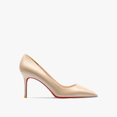 Women's Red Shiny Bottom High Heels Brand High Heels  12 cm Sexy Matte Party Pointed Wedding Shoes Shallow Mouth Single Shoes SHOWLU FASHION STORE