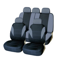 AUTO HIGH Universal Car Seat Covers Polyester Auto Seat Protector Front & Rear Fit Most Car Van SUV Truck