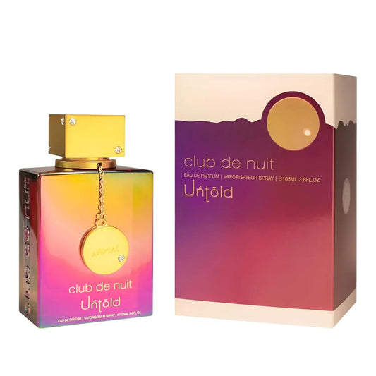 Armaf club de nuit UNTOLD 105ml/3.6oz Eau de Parfum Unisex Spray - New | Sealed
