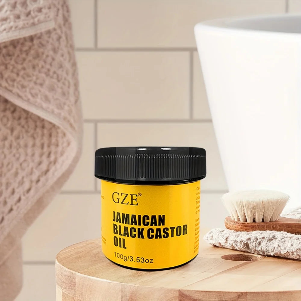 GZE JAMAICAN Black Castor Oil Pure Cold-Pressed for Hair Growth, Skin Moisturizing and Scalp Health - Promoting Thick Hair SHOWLU FASHION STORE