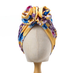 New Bohemia Printed Turbans For Women Muslim Hijab Caps Head Scarf African Headwear Turban Hat Ladies Hair Accessories SHOWLU FASHION STORE