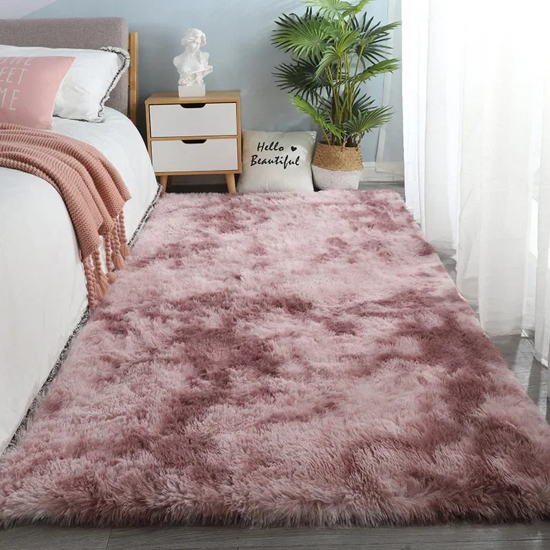 Gray Carpet for Living Room Plush Rug Bed Room Floor Fluffy Mats Anti-slip Home Decor Rugs Soft Velvet Carpets Kids Room Blanket SHOWLU FASHION STORE