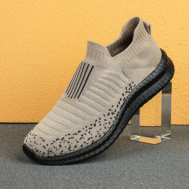 Men Shoes Breathable Men's Sneakers Comfortable Running Shoes Tenis Outdoor Slip On Walking Sneakers Sock Jogging Shoes SHOWLU FASHION STORE