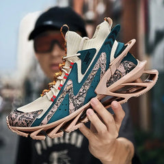Showlu Store Nation 0 Shoes men Sneakers Male casual Mens Shoes tenis Luxury shoes Trainer Race Breathable fashion running Shoes for men plus size4748