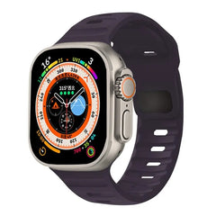 Showlu Fashion Store 0 China / Dark Cherry / 42mm 44mm 45mm 49mm Silicone Strap For Apple Watch ultra Band 44mm 49mm 45mm 42mm 40mm 41mm 38mm sport correa bracelet iwatch Series 7 6 3 4 5 se 8