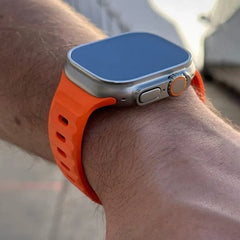 Showlu Fashion Store 0 Silicone Strap For Apple Watch ultra Band 44mm 49mm 45mm 42mm 40mm 41mm 38mm sport correa bracelet iwatch Series 7 6 3 4 5 se 8
