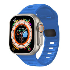 Showlu Fashion Store 0 China / Blue / 42mm 44mm 45mm 49mm Silicone Strap For Apple Watch ultra Band 44mm 49mm 45mm 42mm 40mm 41mm 38mm sport correa bracelet iwatch Series 7 6 3 4 5 se 8