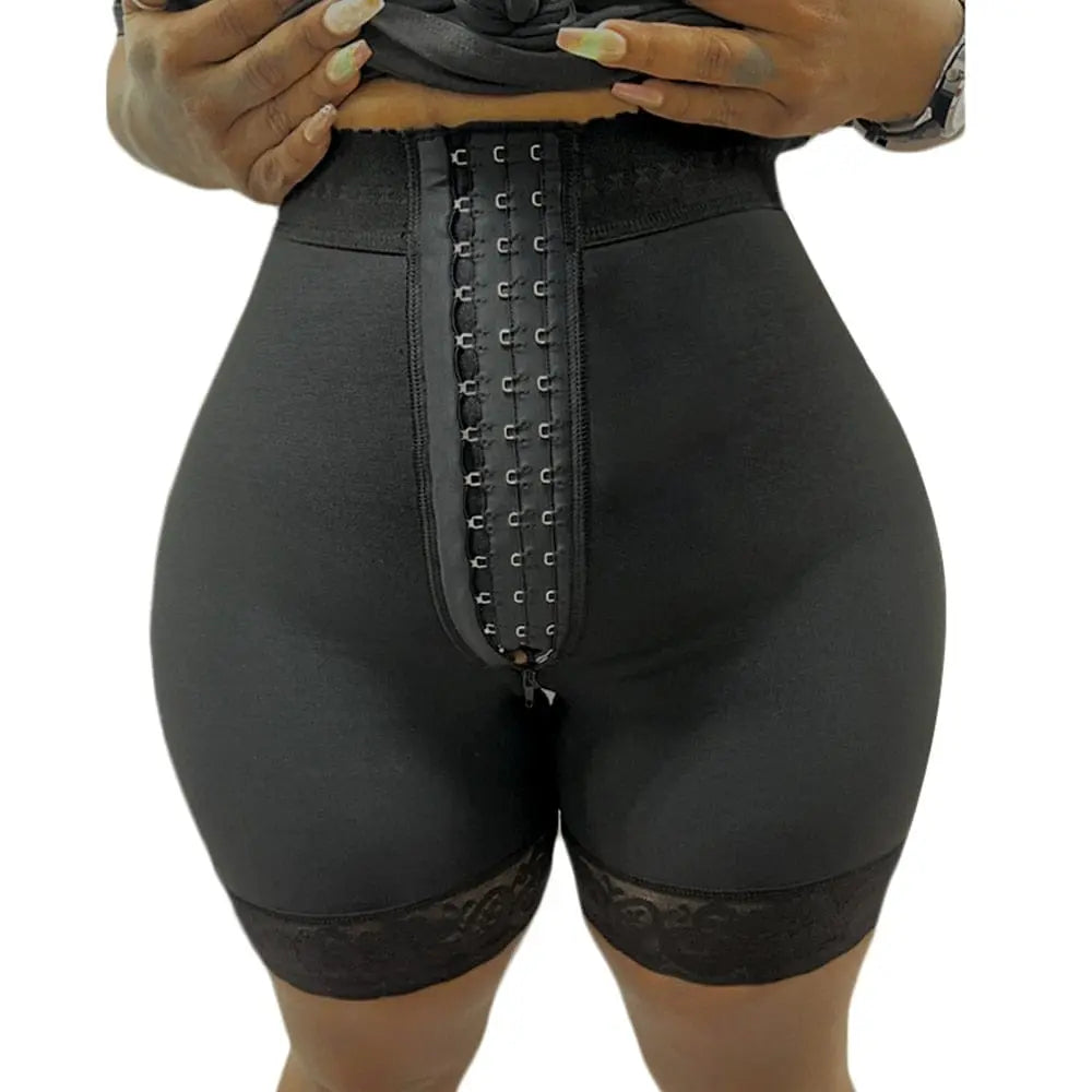 Showlu Store Nation 0 Slimming Fajas Lace Butt Lifter Charming Curves Butt Lifting BBL Hourglass FIgure Short 3 Hooks Waist Trainer Fajas Colombianas