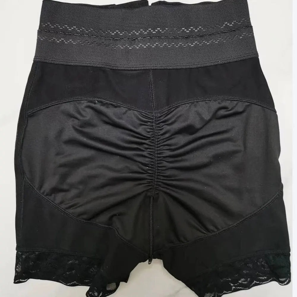Showlu Store Nation 0 Slimming Fajas Lace Butt Lifter Charming Curves Butt Lifting BBL Hourglass FIgure Short 3 Hooks Waist Trainer Fajas Colombianas