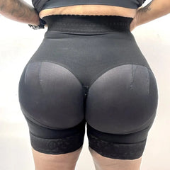 Showlu Store Nation 0 Slimming Fajas Lace Butt Lifter Charming Curves Butt Lifting BBL Hourglass FIgure Short 3 Hooks Waist Trainer Fajas Colombianas