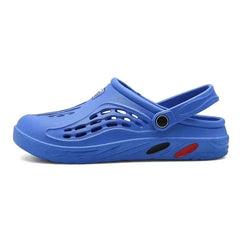 Summer Men Sandals Light EVA Men's Casual Shoes Hole Shoes Clogs Lovers Home Garden Outdoor Male Beach Flat Slippers Big Size 49 - SHOWLU FASHION STORE
