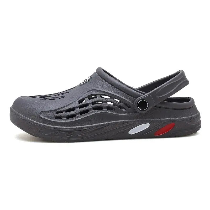 Summer Men Sandals Light EVA Men's Casual Shoes Hole Shoes Clogs Lovers Home Garden Outdoor Male Beach Flat Slippers Big Size 49 - SHOWLU FASHION STORE