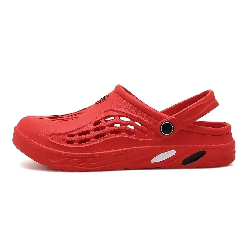Summer Men Sandals Light EVA Men's Casual Shoes Hole Shoes Clogs Lovers Home Garden Outdoor Male Beach Flat Slippers Big Size 49 - SHOWLU FASHION STORE