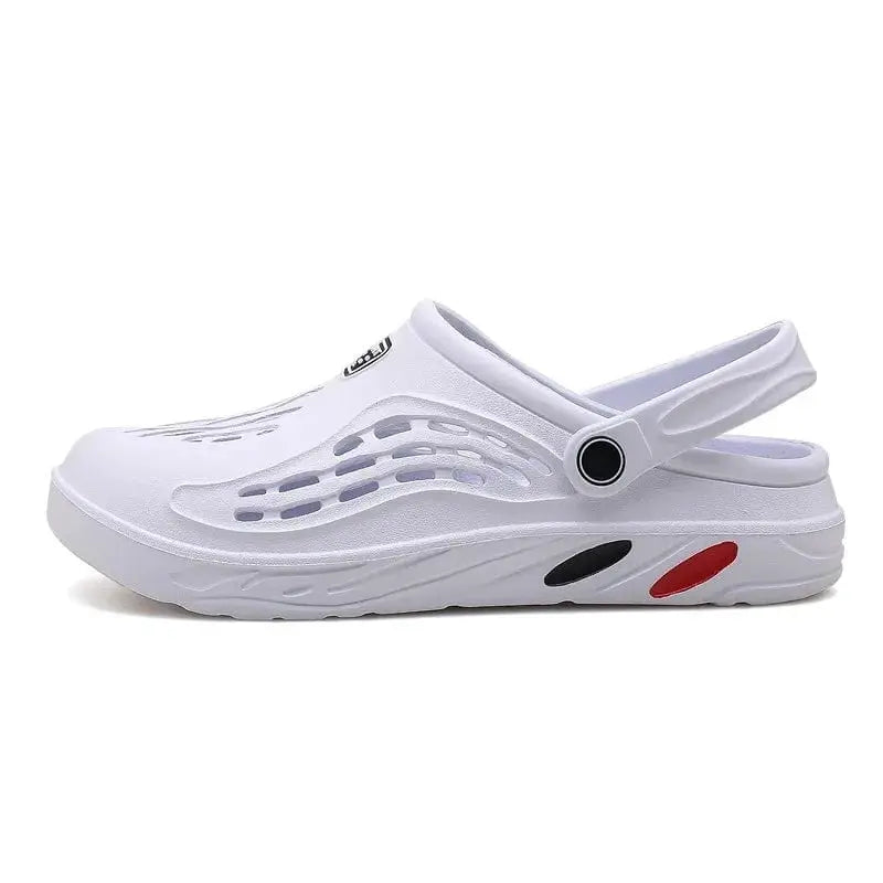 Summer Men Sandals Light EVA Men's Casual Shoes Hole Shoes Clogs Lovers Home Garden Outdoor Male Beach Flat Slippers Big Size 49 - SHOWLU FASHION STORE