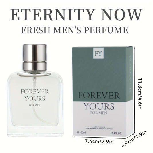 3.4 Fl Oz Men'S Eau De Parfum Spray - A Amber Fougere Fragrance for Men- with Coconut Nectar, Star Anise And Ginger - Medium Intensity Perfume SHOWLU FASHION STORE