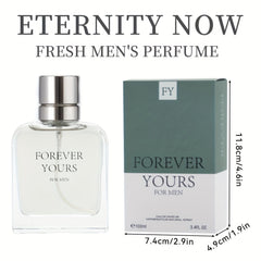3.4 Fl Oz Men'S Eau De Parfum Spray - A Amber Fougere Fragrance for Men- with Coconut Nectar, Star Anise And Ginger - Medium Intensity Perfume SHOWLU FASHION STORE
