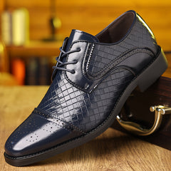 Spring New Men'S Fashion Business Formal Shoes Men'S Shoes English Shoes European Version Single Shoes SHOWLU FASHION STORE