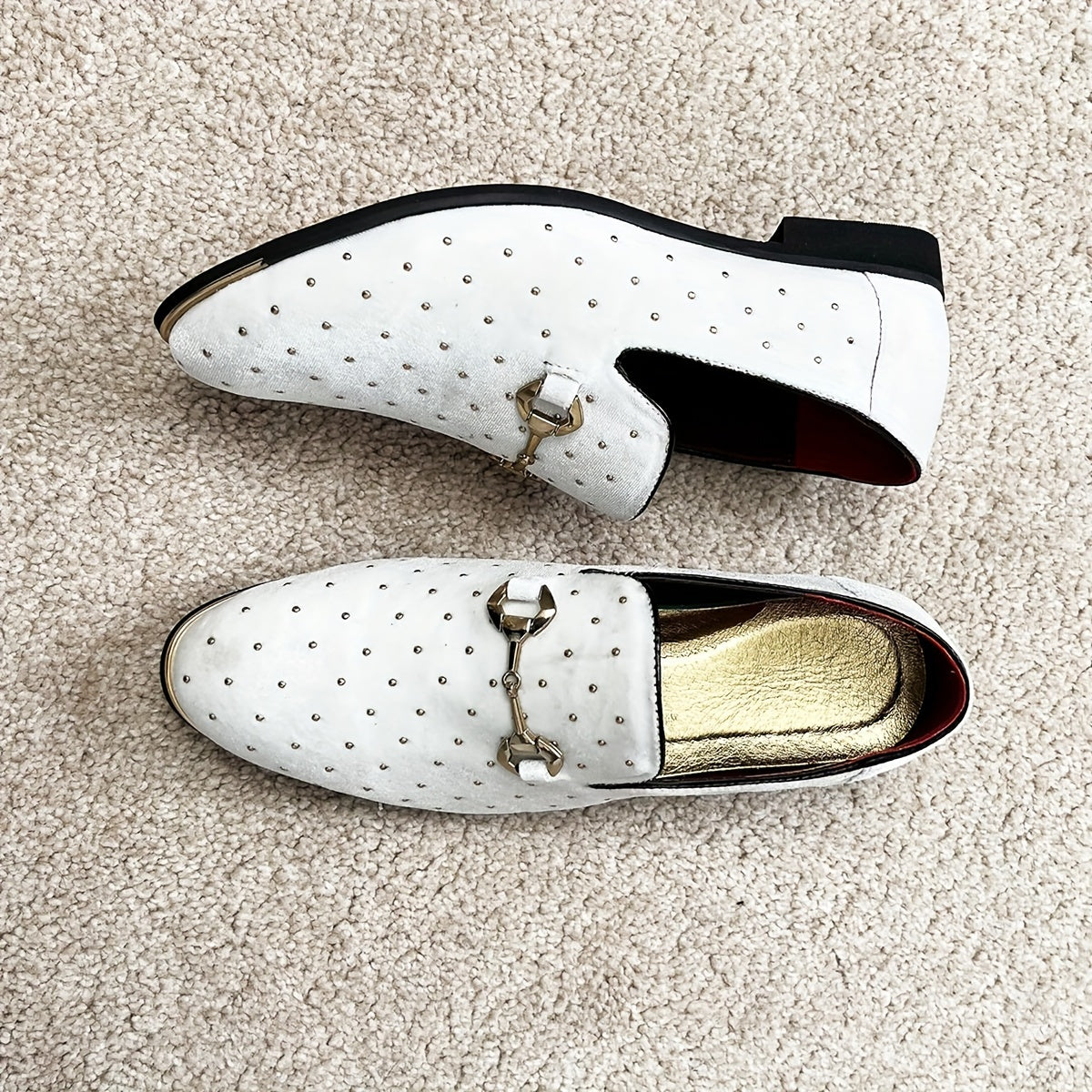 Plus Size Mens Comfy Slip-On Loafers - Soft Upper, Non-Slip Durable Rubber Sole, Breathable Lining, Formal yet Casual, Ideal for Outdoor Activities and Daily Wear SHOWLU FASHION STORE