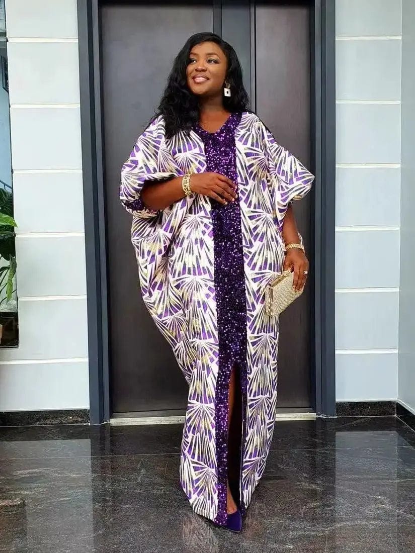 Abayas For Women Dubai Luxury 2024 African Muslim Fashion Dress Caftan Marocain Evening Party Dresses Boubou Robe Djellaba Femme - SHOWLU FASHION STORE