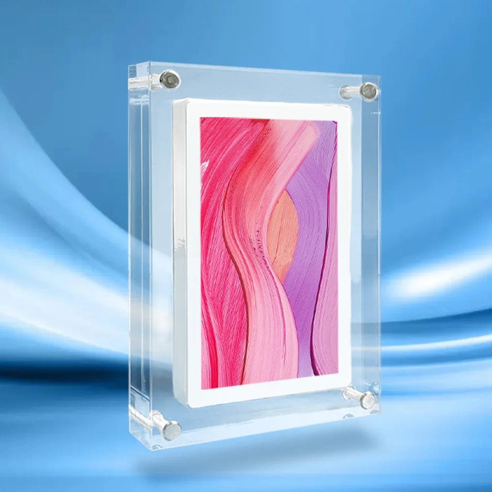Acrylic Digital Photo Frame 5/7 Inch 1000mAh Vertical Display IPS Screen 2G Memory Battery Porta Retrato Digital - SHOWLU FASHION STORE