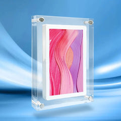 Acrylic Digital Photo Frame 5/7 Inch 1000mAh Vertical Display IPS Screen 2G Memory Battery Porta Retrato Digital - SHOWLU FASHION STORE