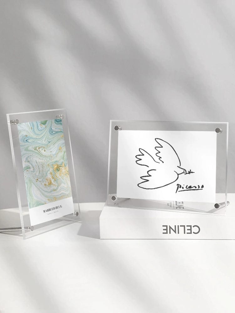 Acrylic Photo Frame 6 - Inch Transparent 6 - Postcard Display Stand 8 Autographed Photograph Collection Frame A4 Photo Display Frame - SHOWLU FASHION STORE