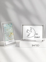 Acrylic Photo Frame 6 - Inch Transparent 6 - Postcard Display Stand 8 Autographed Photograph Collection Frame A4 Photo Display Frame - SHOWLU FASHION STORE