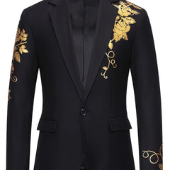 [Men's Gilded Business Suit Jacket] Foreign Trade Men's Gilded Business Suit Jacket SHOWLU FASHION STORE