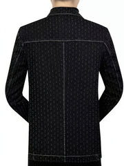 Men'S Fashionable Denim Blazer for Spring And Autumn.