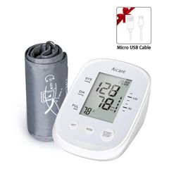 AICARE Blood Pressure Monitor Upper Arm Automatic Tonometer Digital Blood Pressure Meter BP Medical Sphygmomanometer Pulse - SHOWLU FASHION STORE