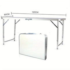 Aluminum Folding Table 4 ft Portable Indoor Outdoor Picnic Party Camping Tables - SHOWLU FASHION STORE