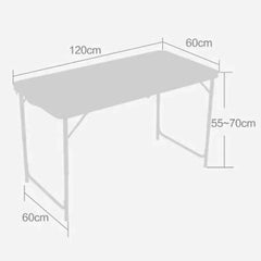 Aluminum Folding Table 4 ft Portable Indoor Outdoor Picnic Party Camping Tables - SHOWLU FASHION STORE