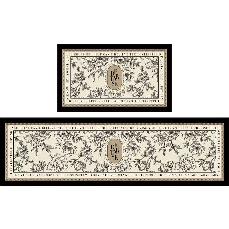 American Classy Kitchen Floor Mat Absorbent Moisture - Proof Anti - Fall Floor Mat Erasable Washable For Home Carpet Bench Non Slip Door Mat - SHOWLU FASHION STORE